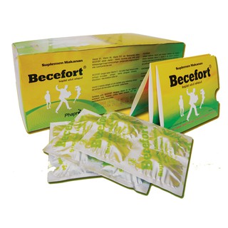 suplement vitamin C Becefort  tablet 1box Shopee Indonesia