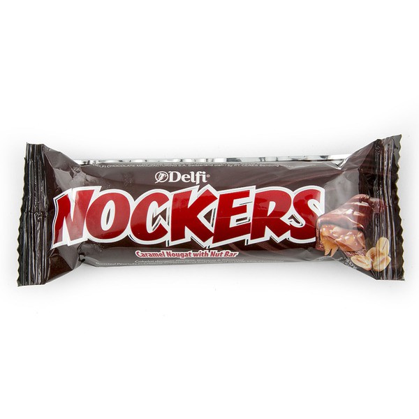 

DELFI Nockers Caramel Nougat with Nut Bar 30g Cokelat Karamel Kacang