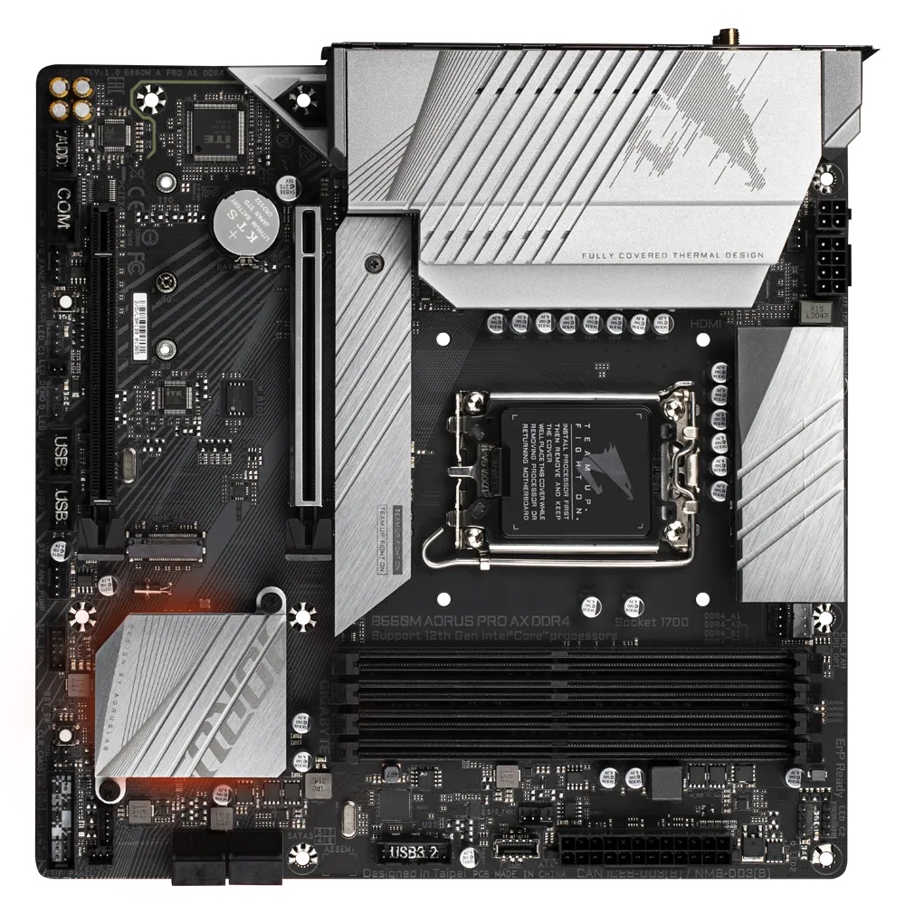 Gigabyte B660M Aorus PRO AX DDR4 | Motherboard Intel B660 LGA 1700 DDR4 M-ATX