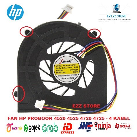 FAN KIPAS LAPTOP HP 4520 4520S  4525 4720 4725 607132-001 MF60120V1-Q020-S9A KSB0505HB-9H58 K0504E