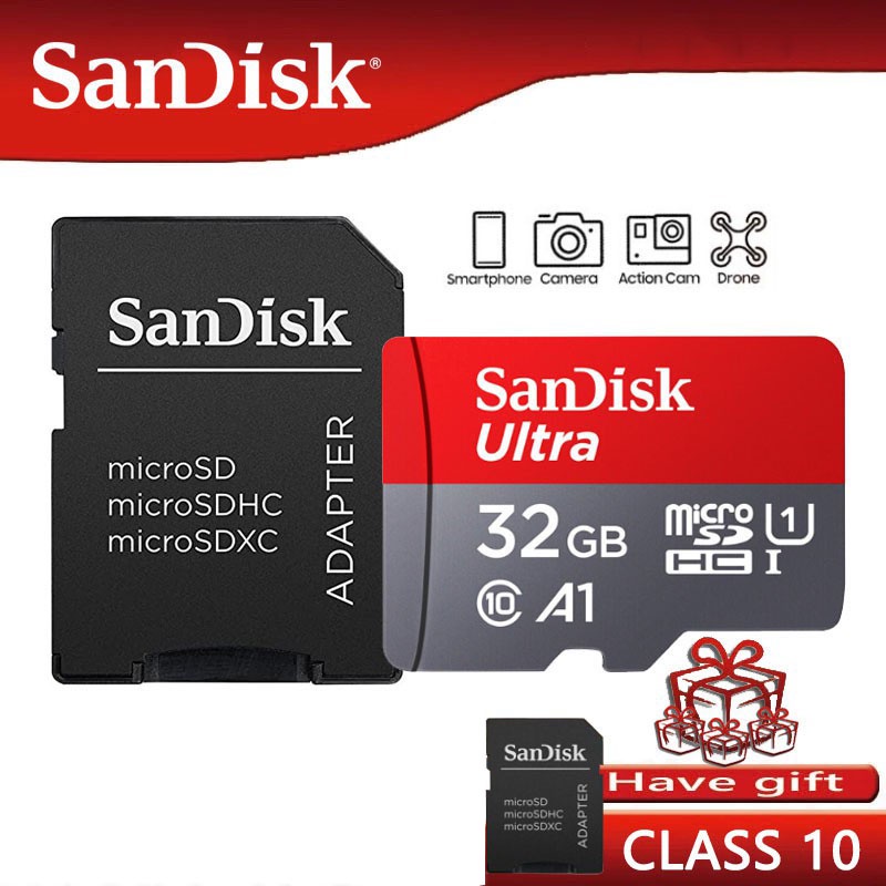 【COD】Memory Card 64GB 128GB 256GB 32GB Micro SD Card Class10 UHS-1 Memory Card A1 120MB/s Original