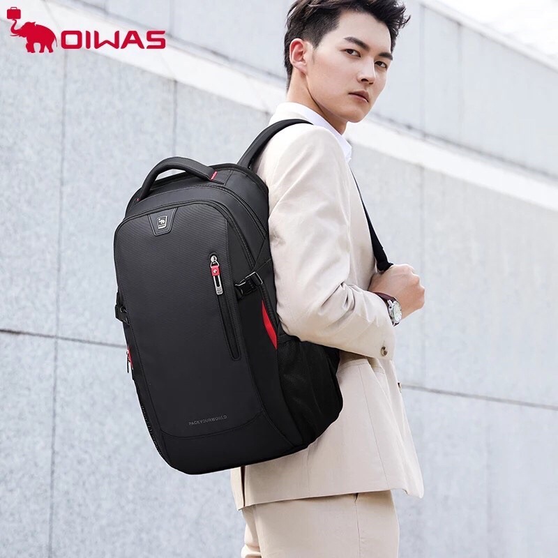 tas ransel pria OIWAS bags tas ransel laptop polos simple elegant tas sekolah anak tas kerja