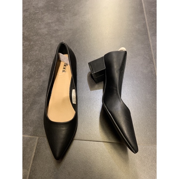 Fioni Mana Black payless block heels