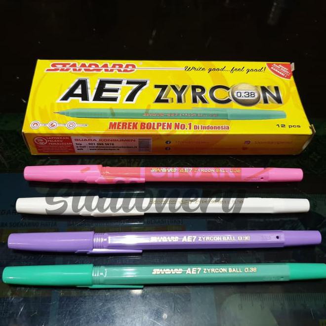 

Diskon Akhir Tahun Pulpen Ae7 Zyrcon Standard 0.38 Hitam 1Pak Isi 12Pc Kode 832
