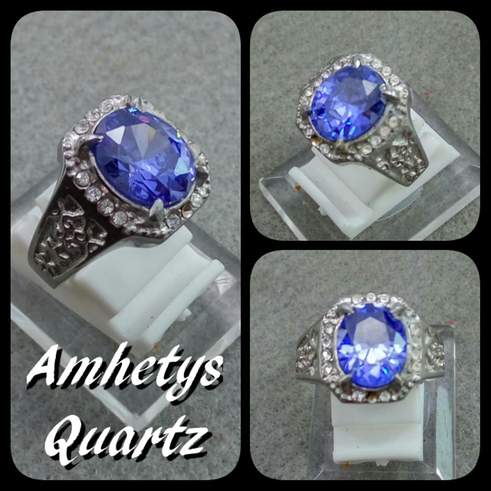 CINCIN PERMATA AMHETYST QUARTZ SPESIAL PROMO