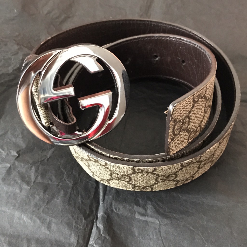 Gucci GG Supreme Belt With G Buckle