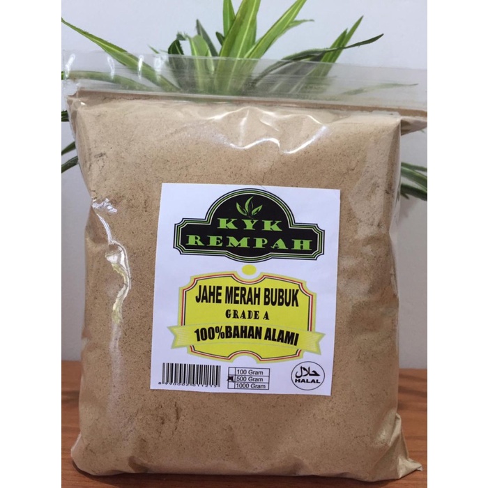 

Jahe Merah Bubuk Murni [ 500 gram], Tanpa Gula