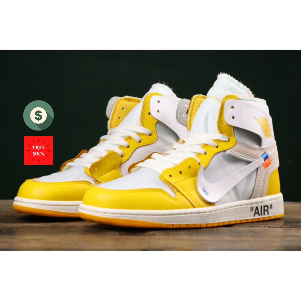 yellow off white trainers