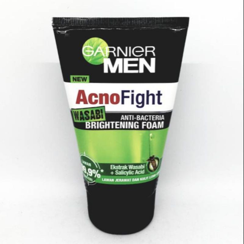 Garnier Men Acno Fight Wasabi Anti Bacteria Brightening Foam