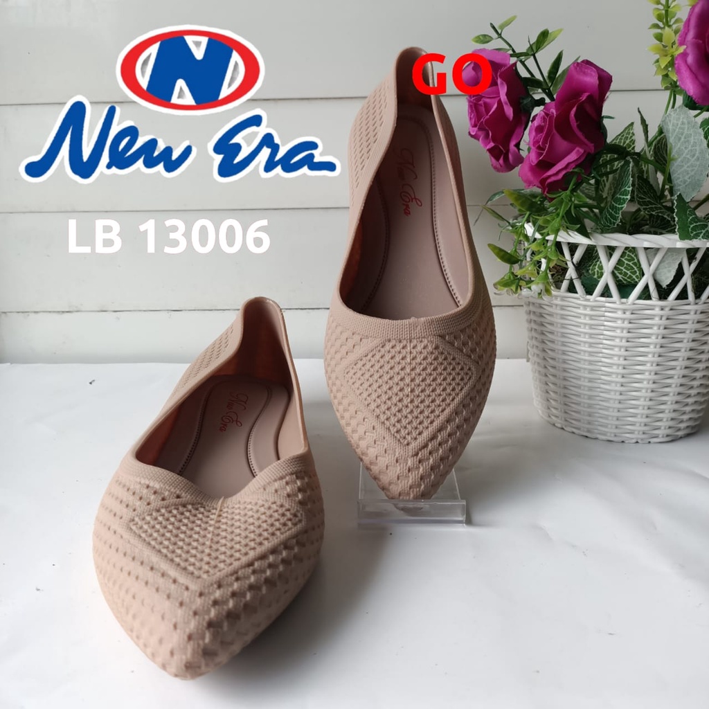 gof NEW ERA LB E 13006 Sepatu Flat Karet Wanita Sepatu Jelly Karet Wanita Murah Original