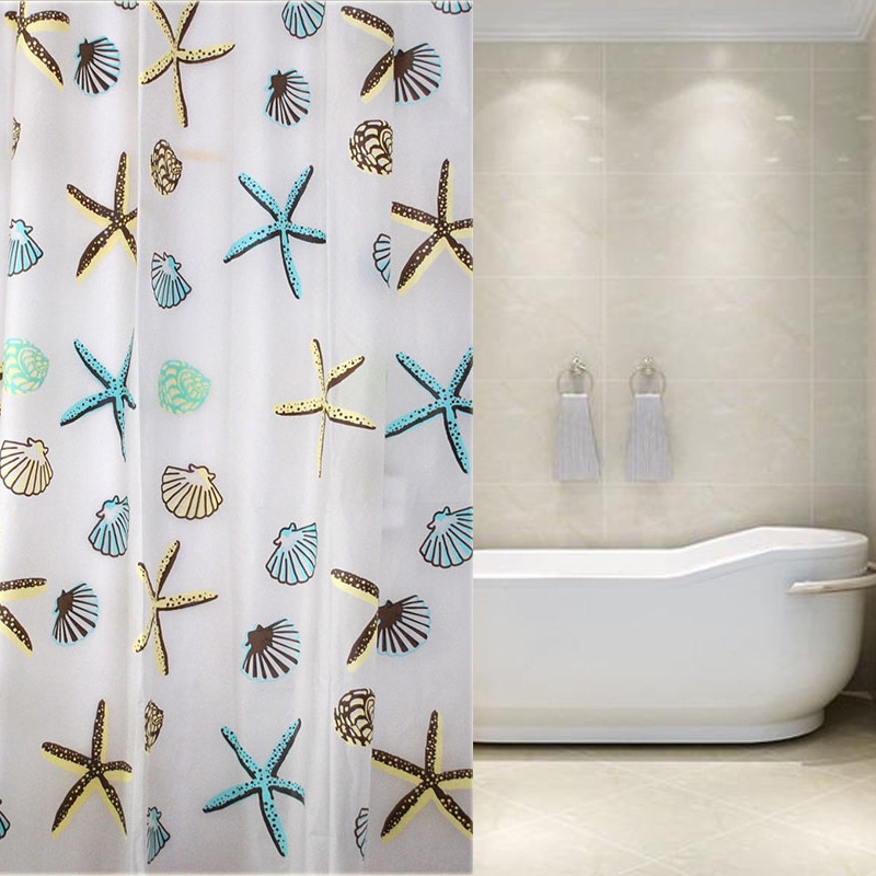 Tirai Kamar Mandi Bahan Tebal / Shower Curtain 180 x 180cm