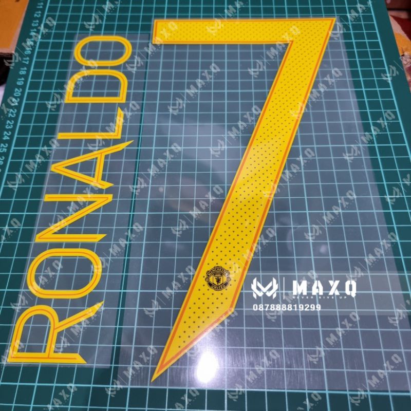 NAMESET RONALDO UCL CHAMPIONS VERSION THIRD 3RD FOR MANCHESTER UTD JERSEY 2021 2022 PLAYER SIZE KUNI