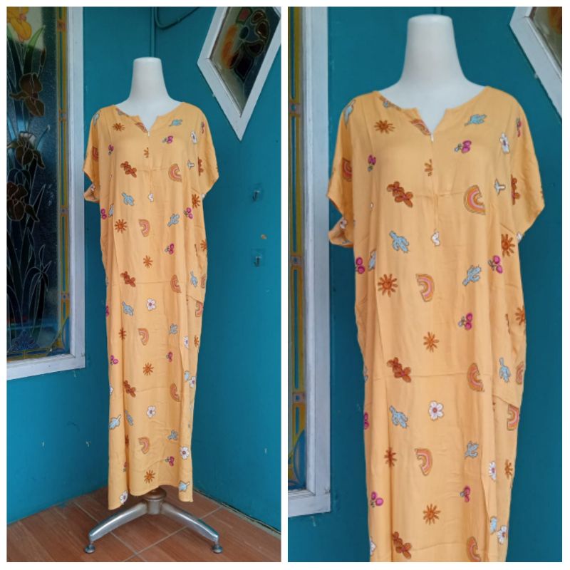 Daster Rayon Busui Habel (CSL) Panjang Semata Kaki Rayon Premium-CSL Busui 19