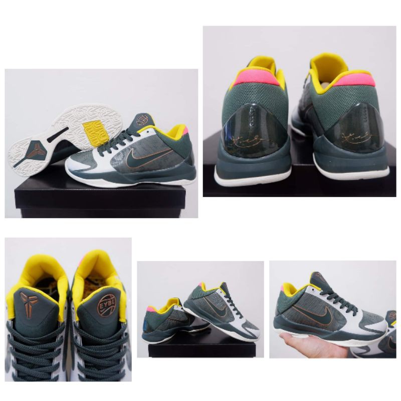 Sepatu Basket Nike Kobe 5 Protro LOW EYBL Forest Green