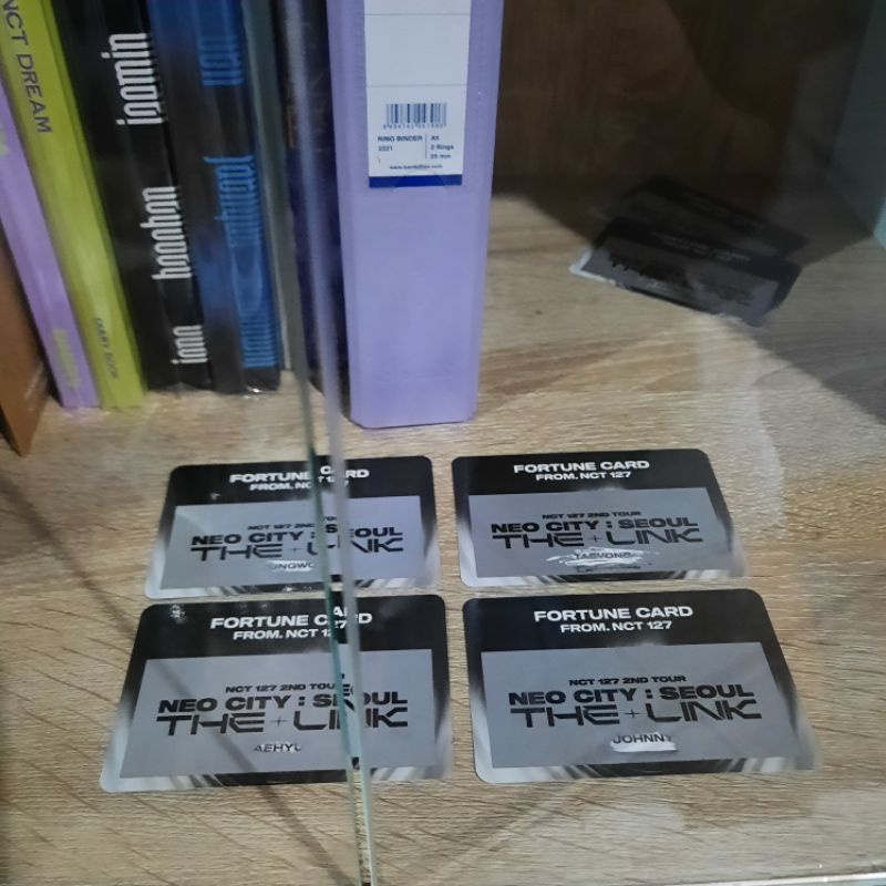 The Link NCT 127 Fortune Scratch Card Jaehyun Taeyong Jungwoo