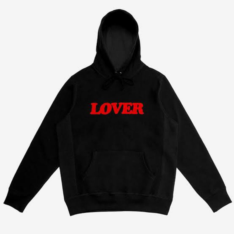 S - XXXXXL(6XL) Hoodie LOVER Chanyeol Suga Suzy BIGSIZE JUMBO Jaket Sweater Love KPop Idol EXO Fashion Korean Style Peach Orange Hitam Pilih Warna