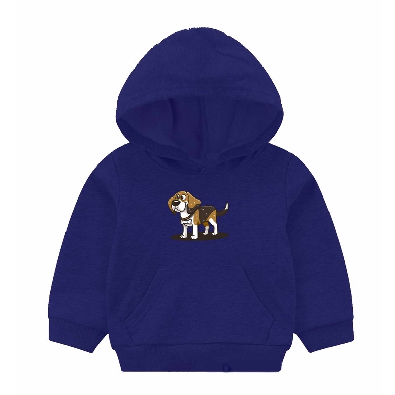 Hoodie Dog brownies Anak Fleece Pakaian Anak