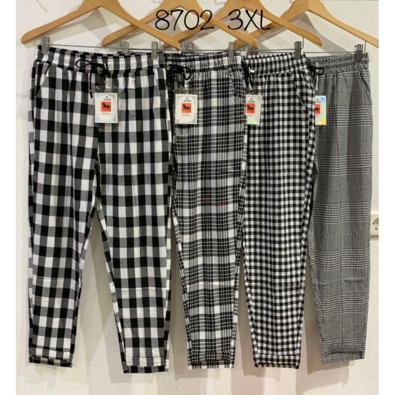 Celana wanita bahan katun Zara import ukuran 3xl