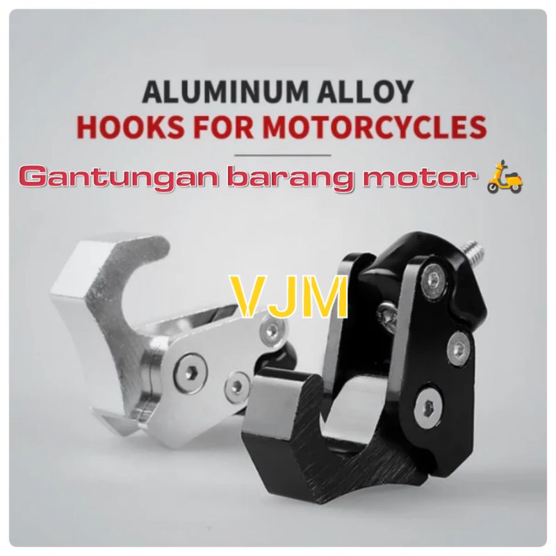 gantungan barang motor model robot lipat|Centolan helm /Gantung barang didepan motor Universal