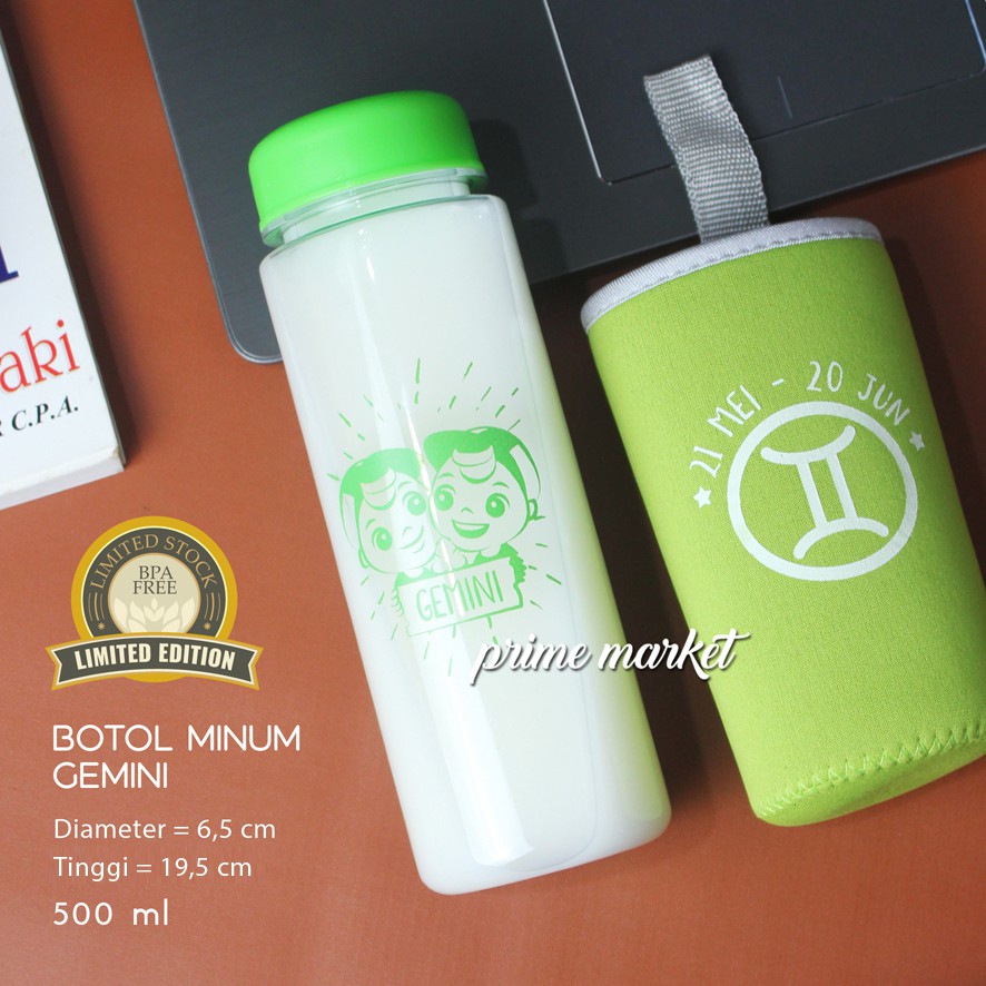 Botol Minum My Bottle Murah / Botol Minum Karakter / My Bottle Karakter Gemini Limited Edition (8005