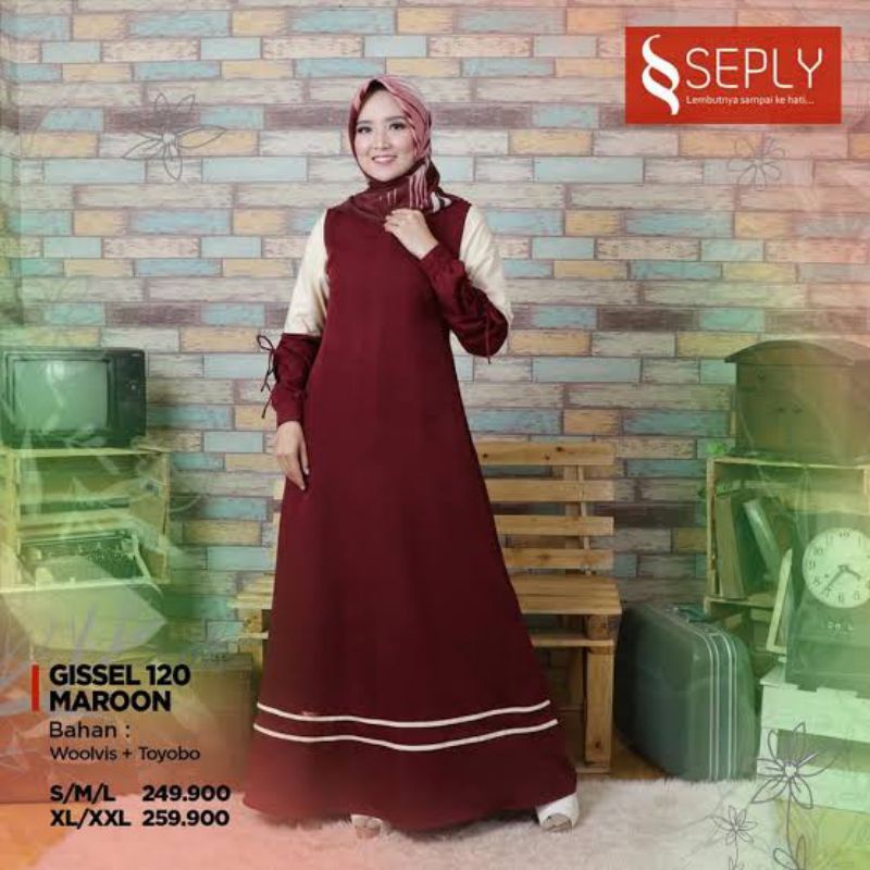 GISSEL 120 MAROON GAMIS SEPLY