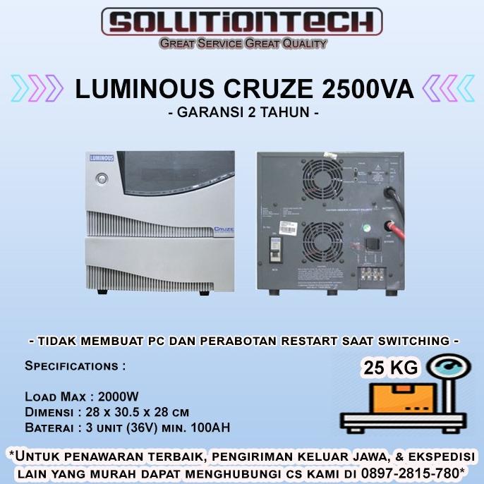 Inverter Single Phase 2500Va Luminous Pure Sine Wave Ups