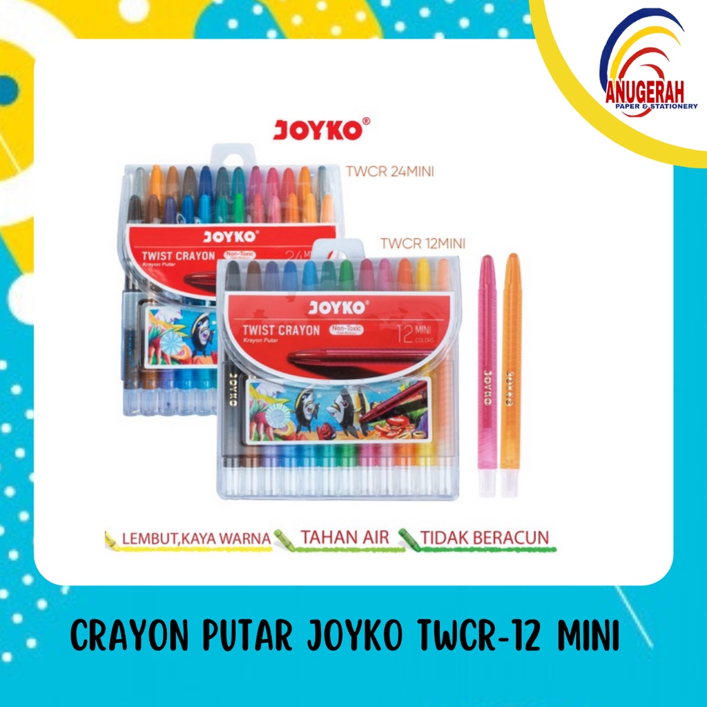 

JOYKO TWCR-12 MINI CRAYON PUTAR (PCS)