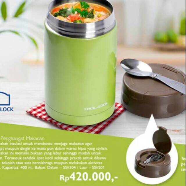 Tempat Penghangat Makanan LOCK & LOCK