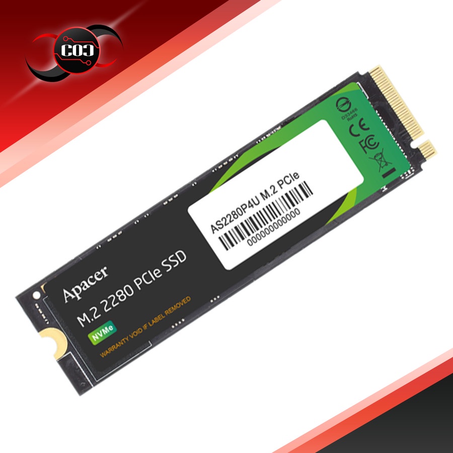 Apacer AS2280P4U M.2 NVMe 512GB