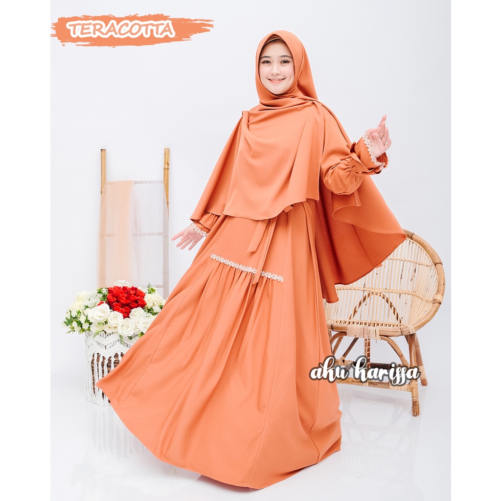 Gamis Aku Karissa Original - Gamis Lebaran Zaina Syari-Bata Muda