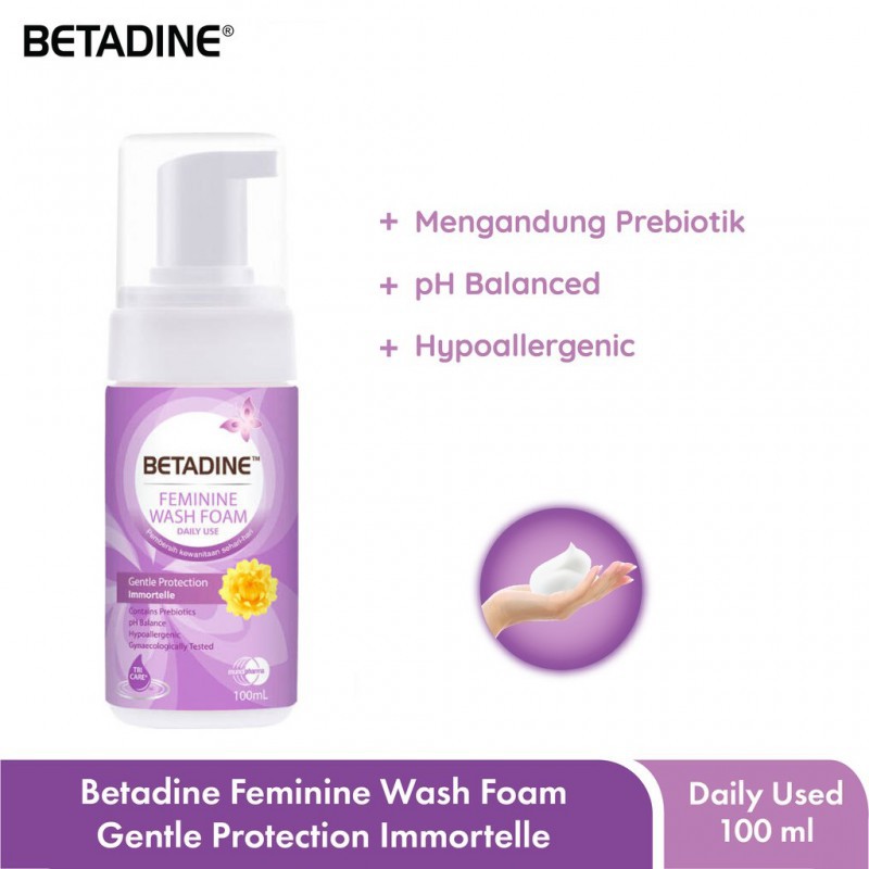 Betadine Feminine Wash Foam 100ml