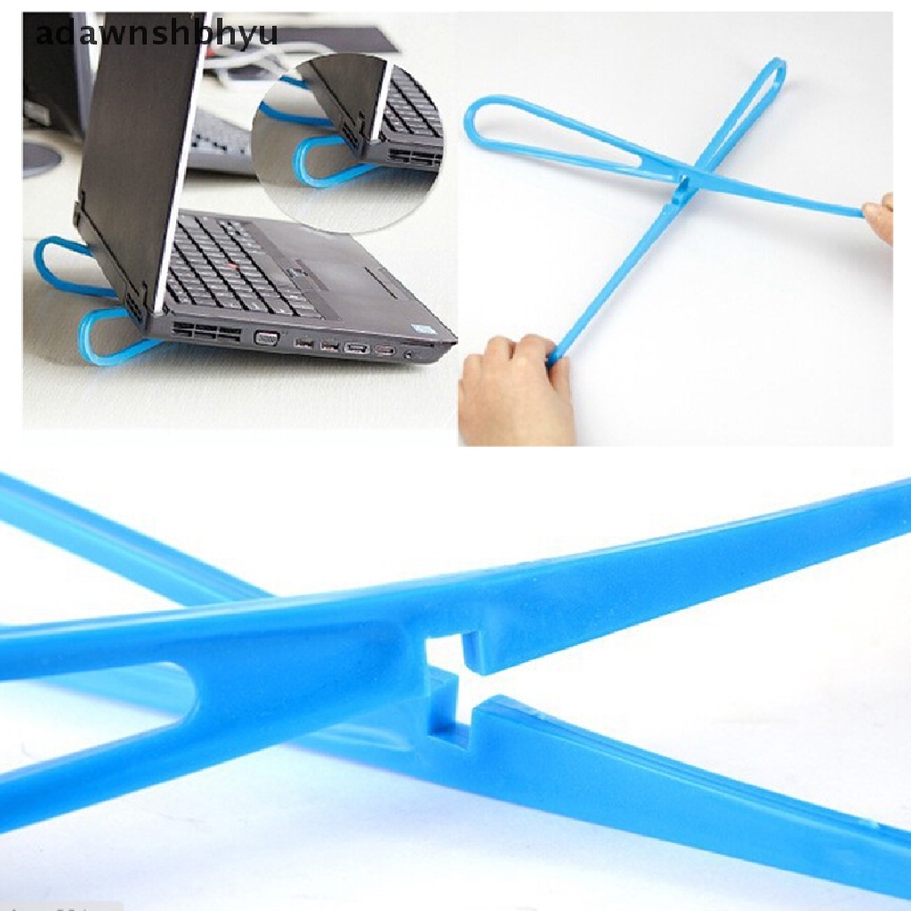 Adawnshbhyu 1pc Portable Plastik Simple Laptop Cooling Stand Pad Rak Base Penyangga Cooler