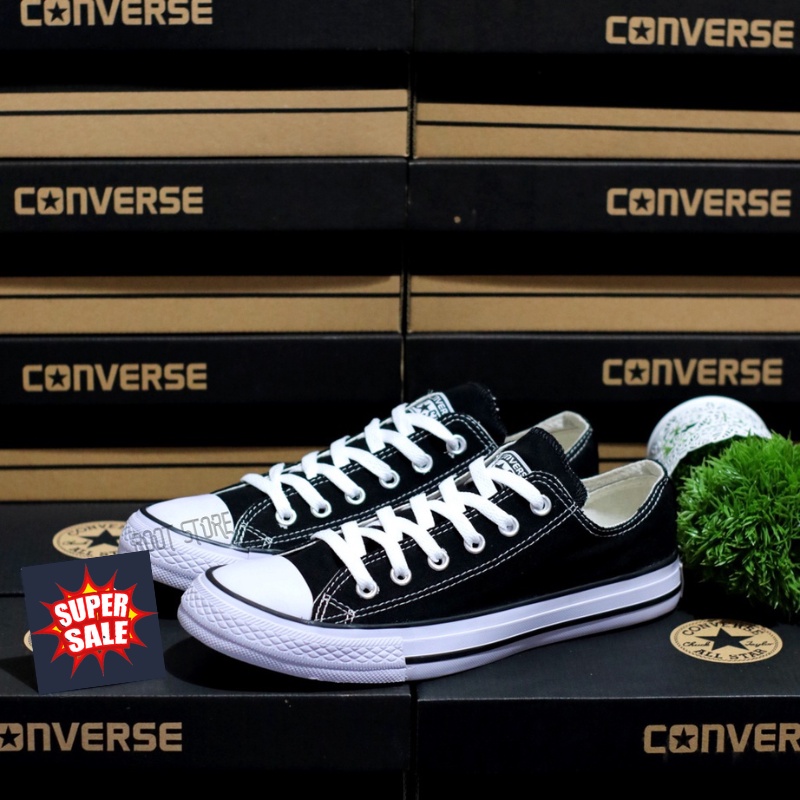 Discount Murah Converse Allstar Sepatu Sekolah Sepatu Pria Wanita Convers ALL STAR CLASSIC LOW OX Cowok Cewek Sneakers Casual Sekolah 1:1 ORIGINAL