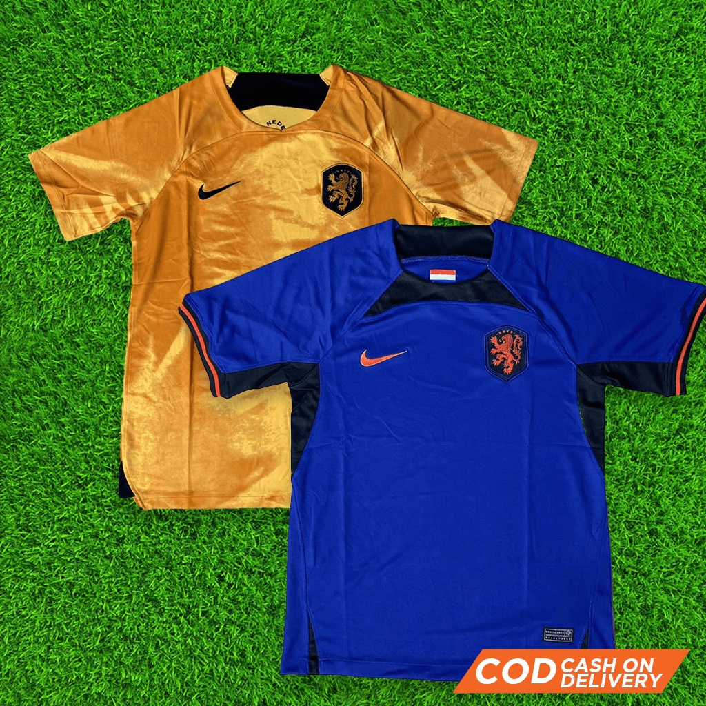 JERSEY SEPAKBOLA TIMNAS BELANDA HOME AWAY WORLD CUP 2022 GO