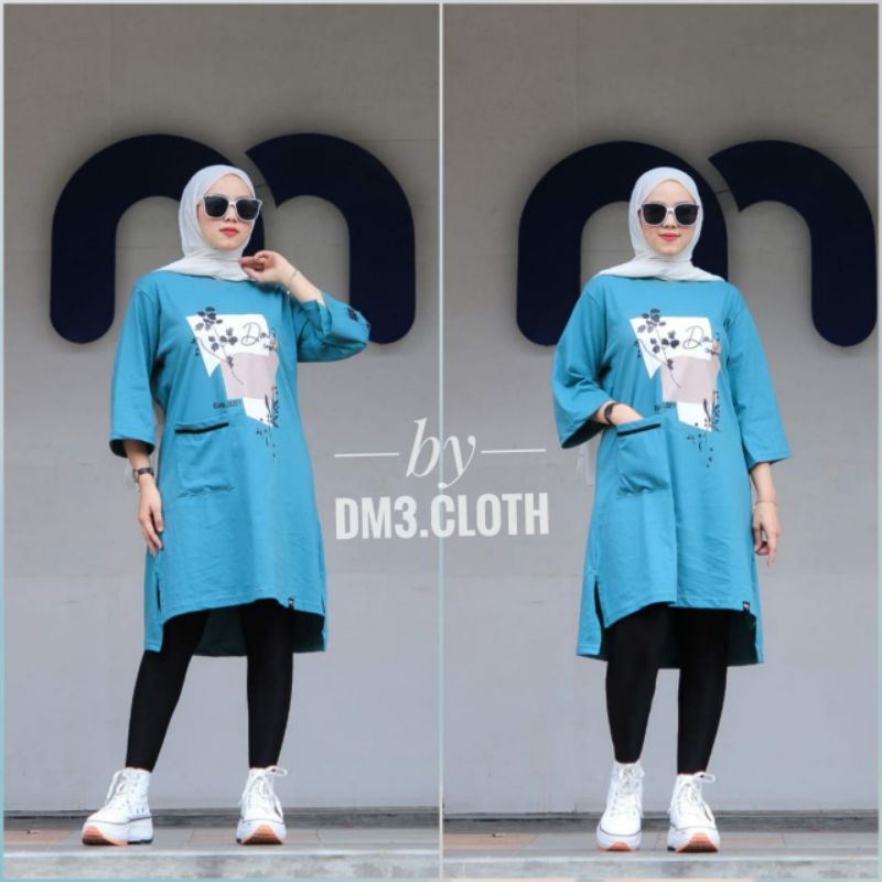 TUNIK KAOS DM3 ORIGINAL/TUNIK KAOS/TUNIK DM3 /TUNIK WANITA