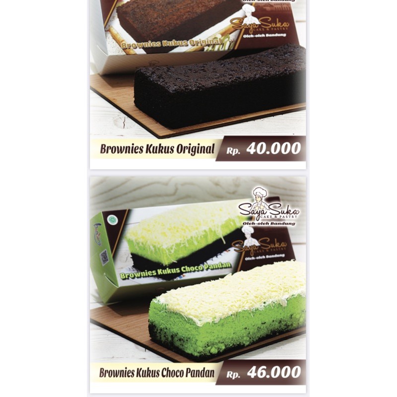 

bronis kukus pandan coklat