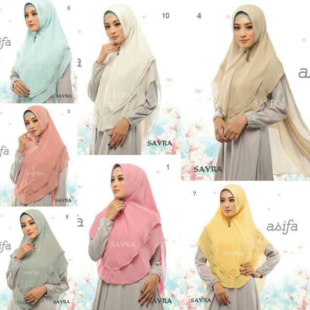 JILBAB HIJAB KHIMAR ASIFA By SAYRA
