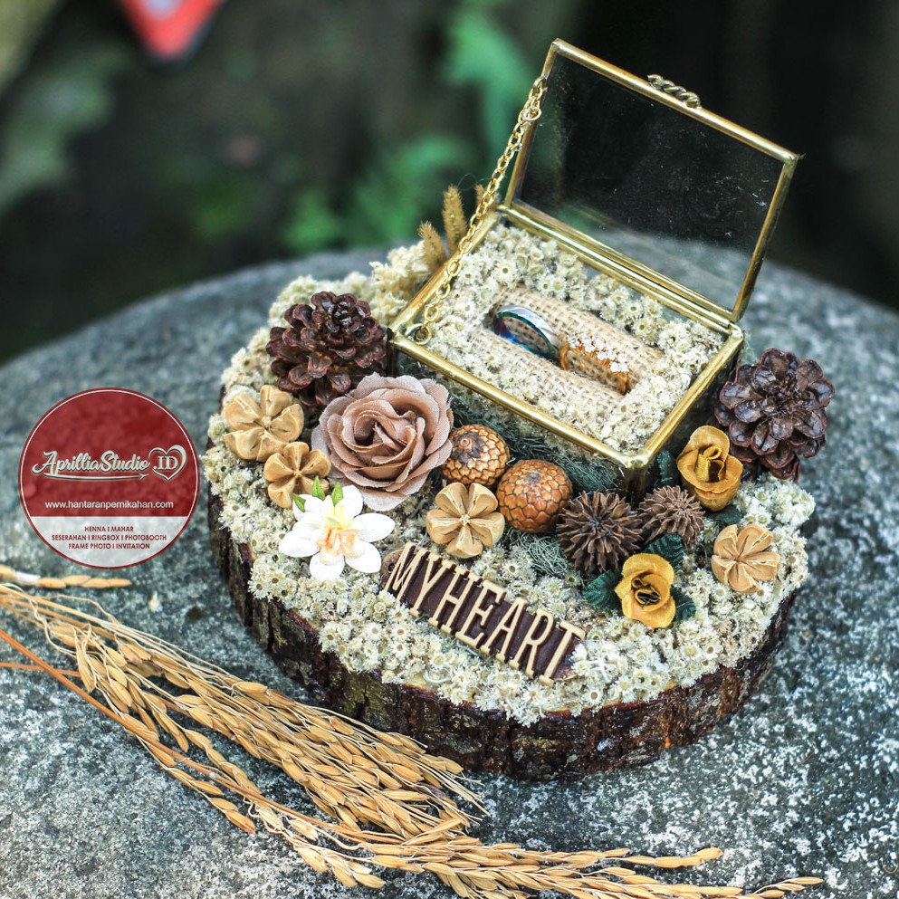 Kotak Perhiasan | Kotak Cincin | Perpans Rustic My Heart