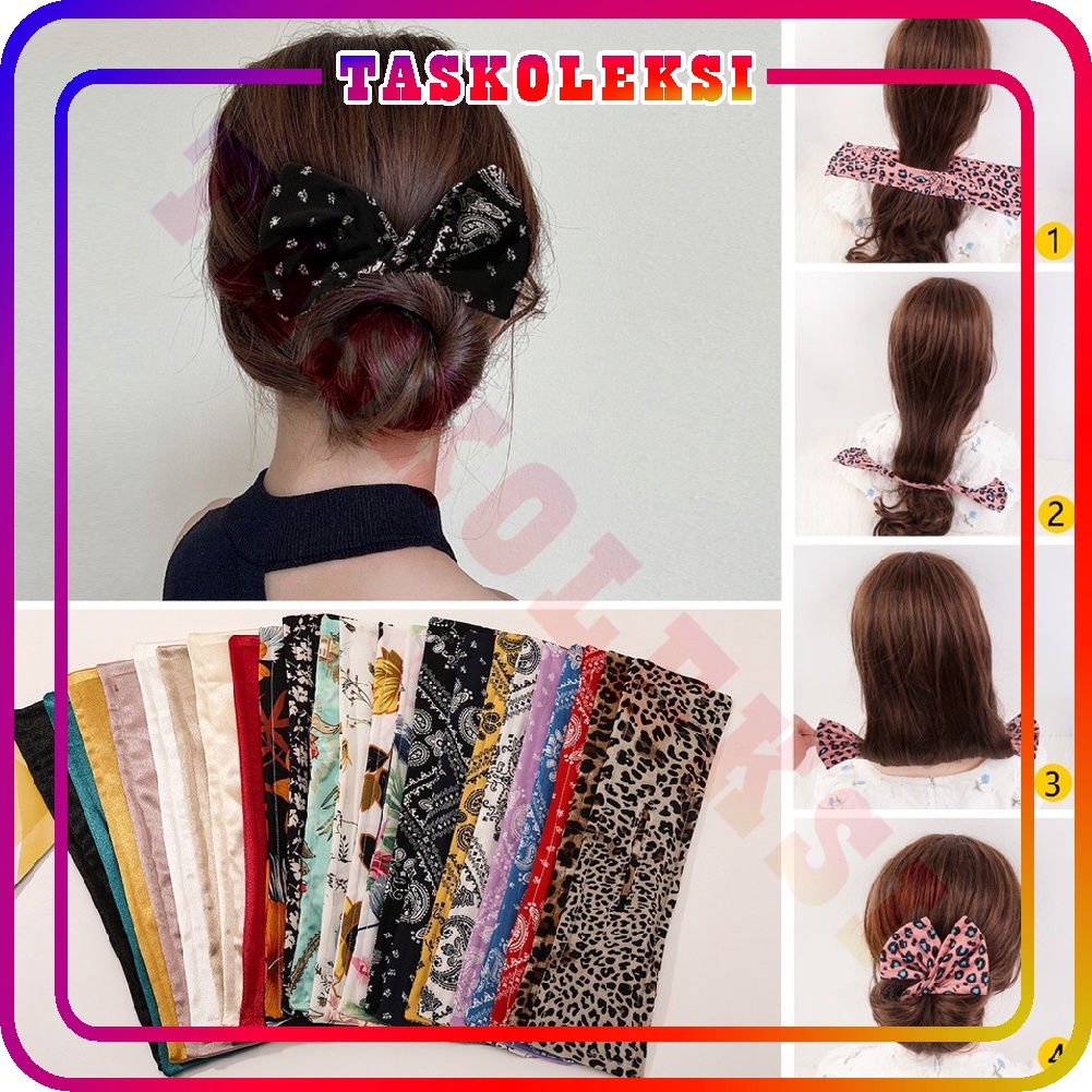 ☛TK☚ Magic Hair Bun Maker Hairdini Pita Donut Styling Bands Donat Sanggul Cepol Ribbon Magic Hair Roll Gulungan Rambut Kawat ala korea A066