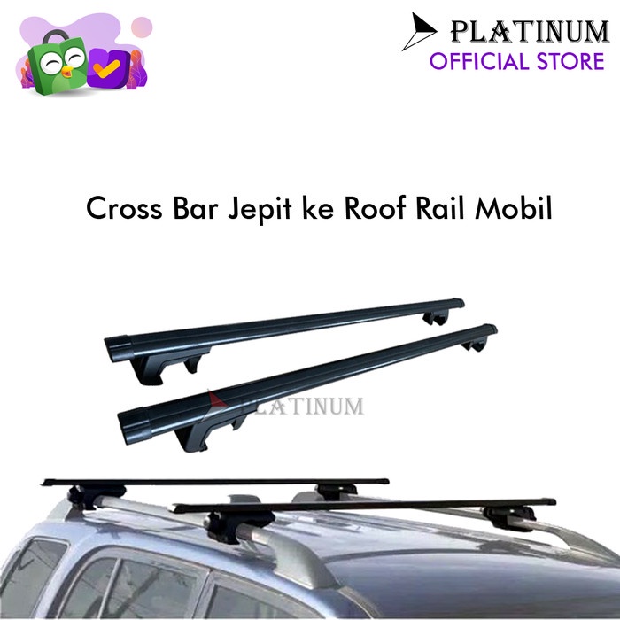 CROSS BAR KAKI JEPIT ROOF RAIL MOBIL KARIMUN WAGON R PLATINUM