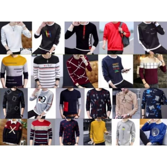 Kaos lengan panjang korean style