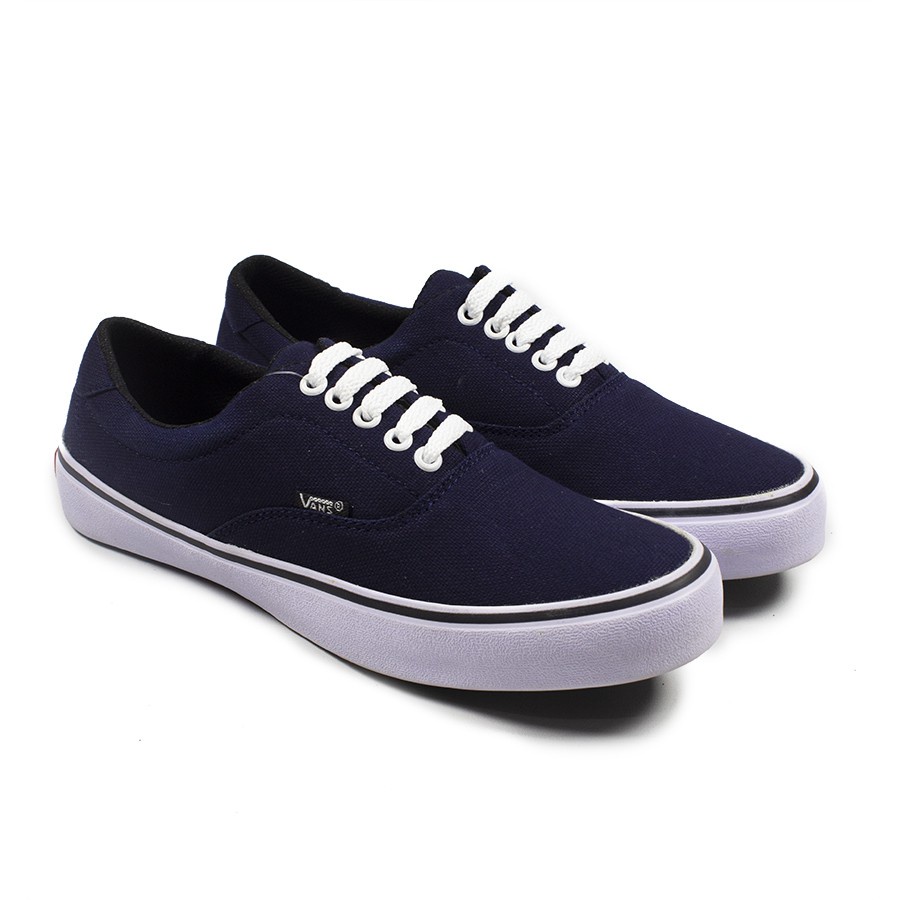 Sepatu Casual vans Pria Era Authentic hitam abu marun dan fullblack sekolah (Bisa Cod)