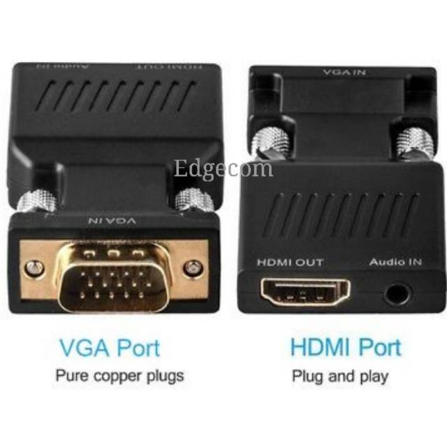 Konverter VGA to HDMI with Audio adapter NETLINE