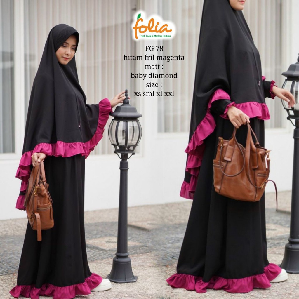 SET GAMIS FOLIA