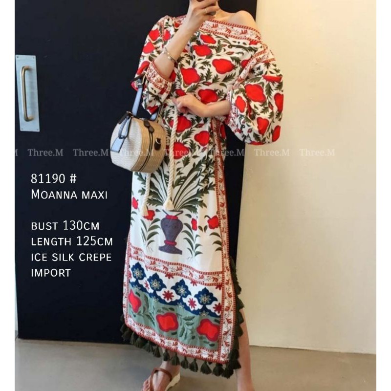 TM - 81190 Dress Maxi Moanna Import-5
