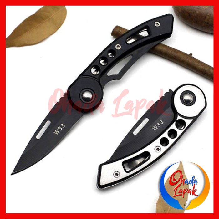 Pisau Saku Kecil Mini / Pisau Lipat Mini EDC Pocket Knife Tactical Survival Kit W33
