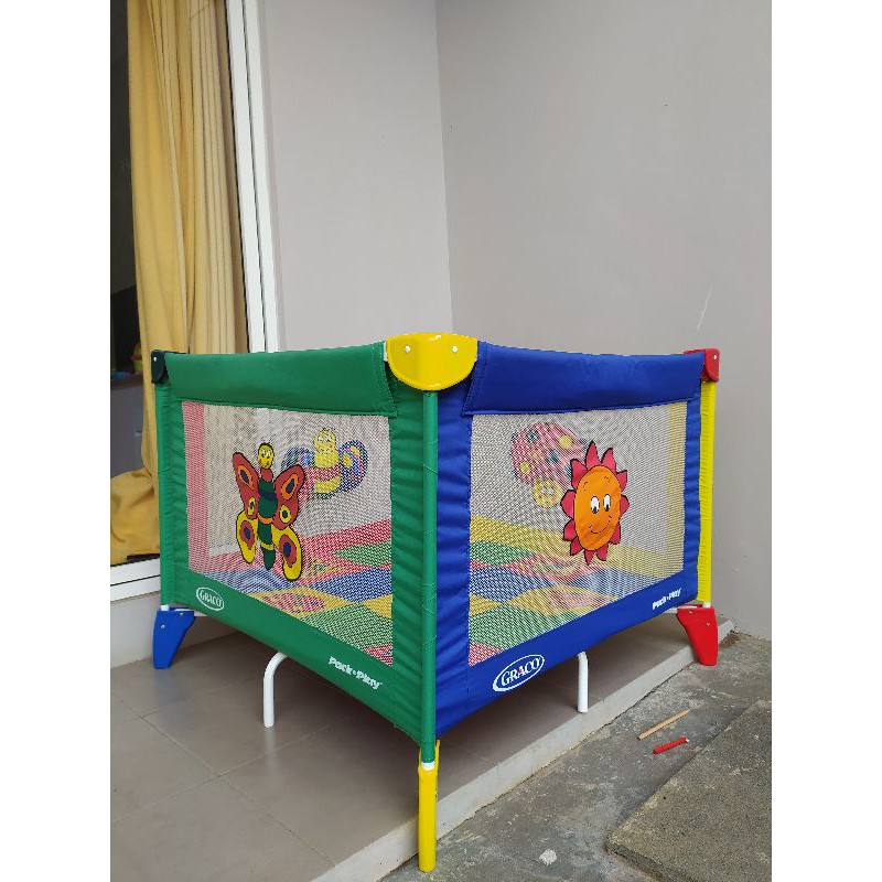 preloved graco pack n play pagar pembatas bayi