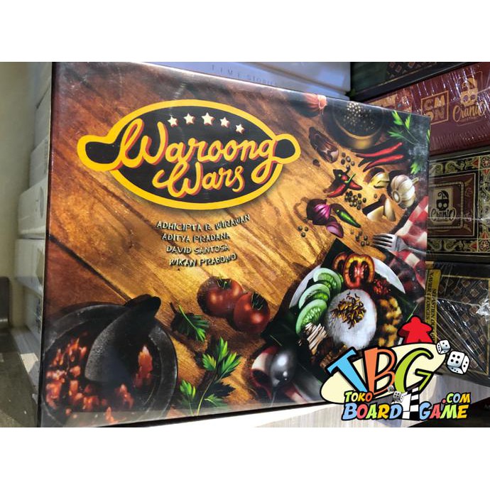 ITERMURAHl Waroong Wars ( Original ) Toko Board Game
