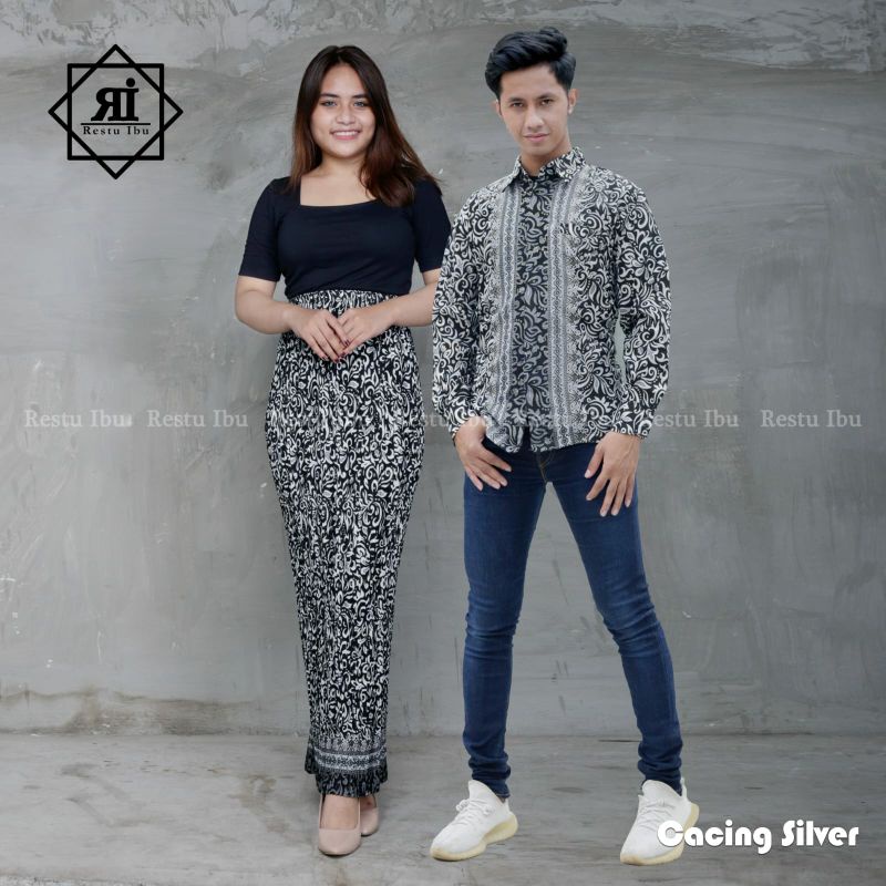 COUPLE KEMEJA BATIK COUPLE ROK BATIK PRISKET KEMEJA BATIK HEM BATIK