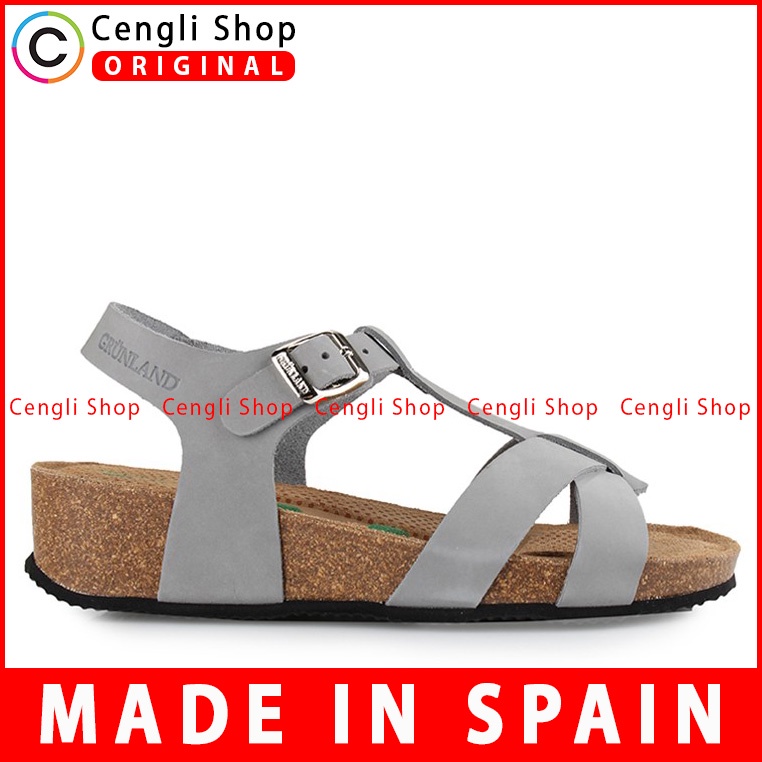 SANDAL SLIDE KULIT GRUNLAND WANITA ORIGINAL SLINGBACK ABU-ABU GRW01